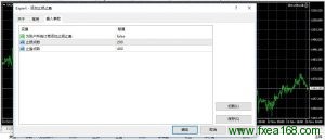 添加止损止盈 EA参数设置界面