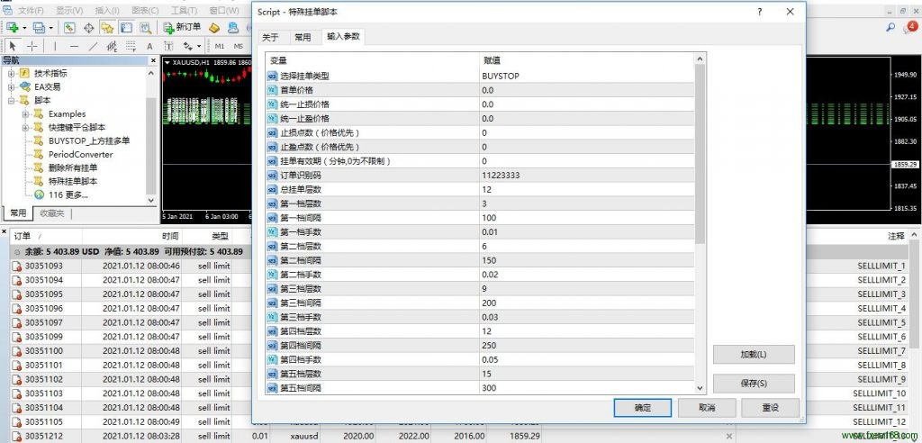 mt4特殊挂单脚本