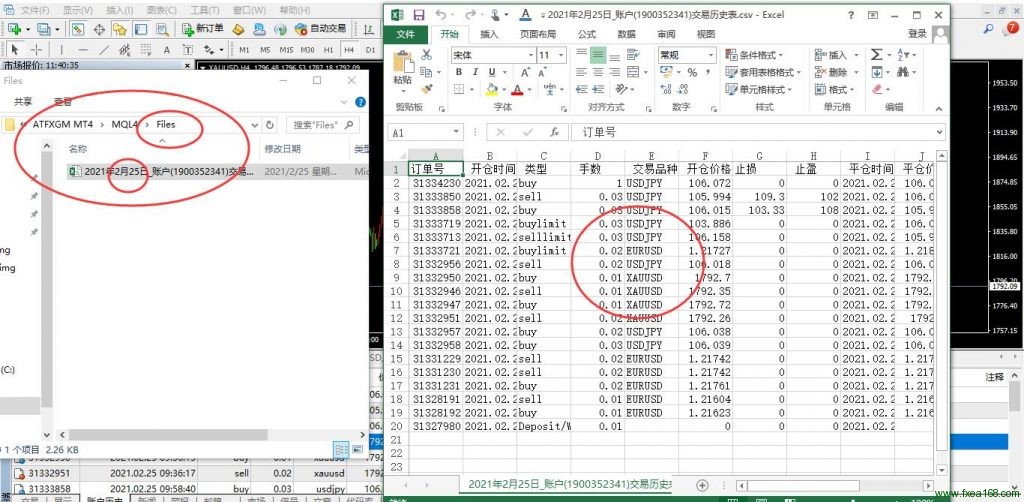 MT4交易历史导出为EXCEL表格的脚本进行交易历史数据分析