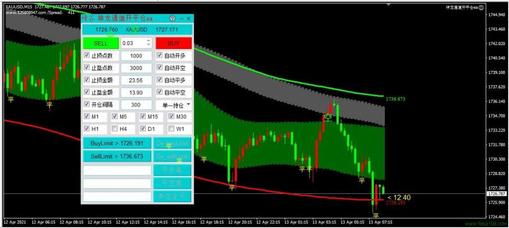 神龙通道开平仓EA3.0版本